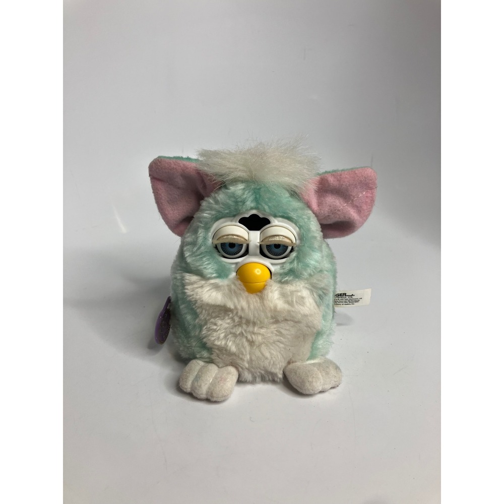 Tiger Electronics Furby Original Kids OS Mint Green Good Vintage 1998 Toy
